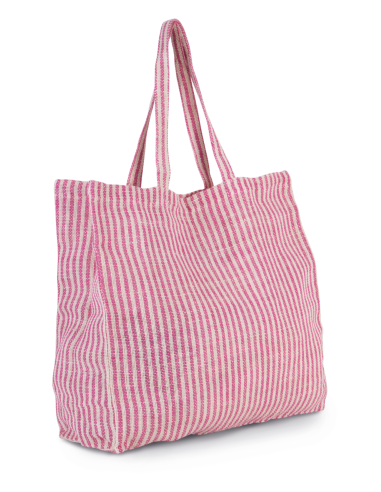 KIM-KI0236-JUCO STRIPED SHOPPER BAG